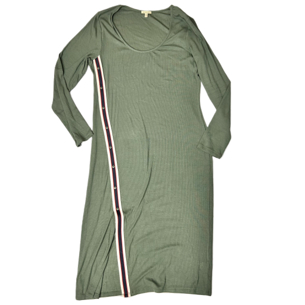 Dress Casual Maxi By Bordeaux In Green, Size: Xl Supply