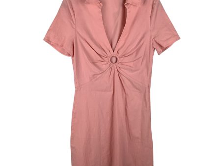 Dress Casual Short By Abercrombie And Fitch In Pink, Size: M Tall For Discount