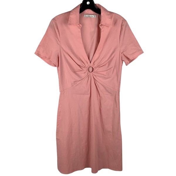 Dress Casual Short By Abercrombie And Fitch In Pink, Size: M Tall For Discount