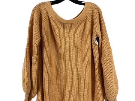 Sweater By Clothes Mentor In Peach, Size: L Online now