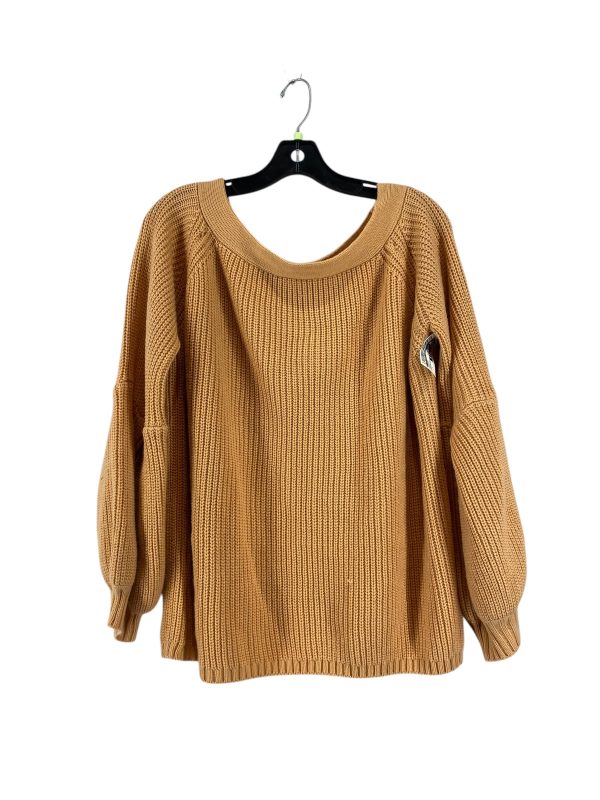 Sweater By Clothes Mentor In Peach, Size: L Online now