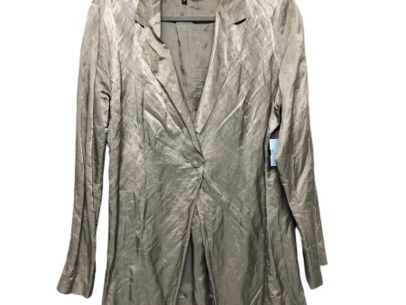 Blazer By Eileen Fisher In Grey, Size: M Fashion