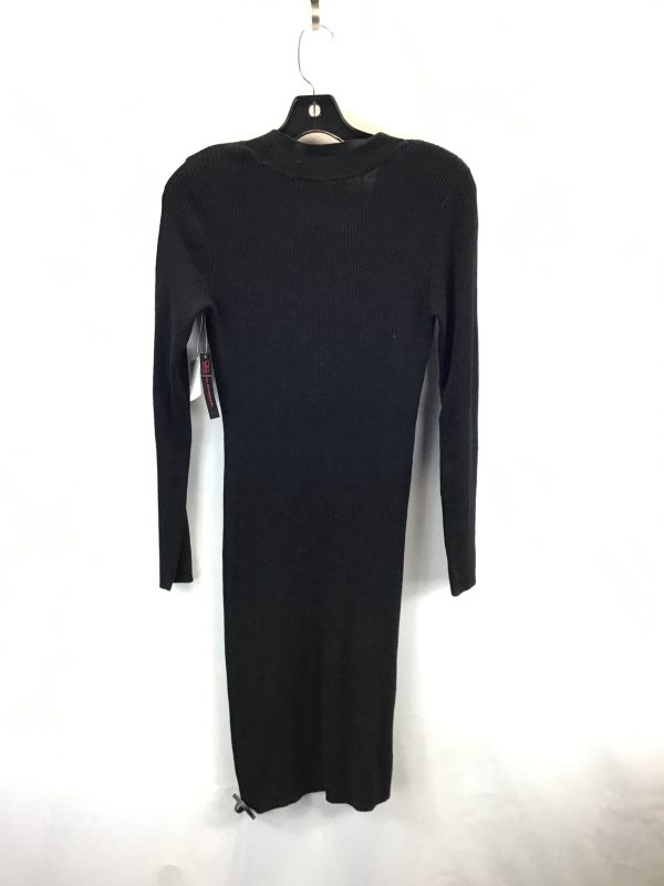 Dress Casual Midi By No Boundaries In Black, Size: M Hot on Sale