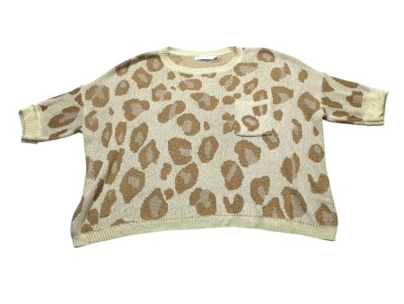 Sweater By Clothes Mentor In Animal Print, Size: S Sale