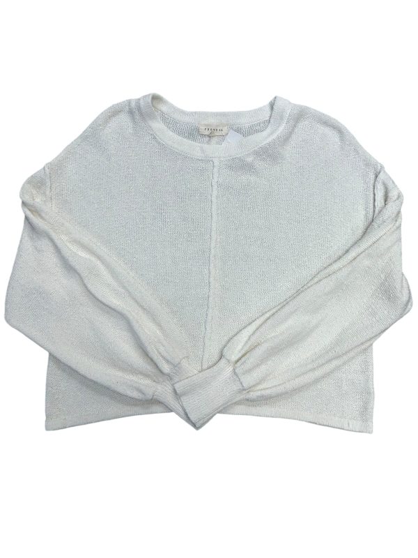 Sweater By Promesa In White, Size: S For Cheap