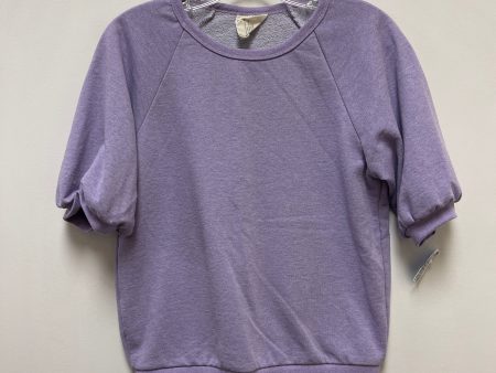 Sweater Short Sleeve By Clothes Mentor In Purple, Size: Xs on Sale