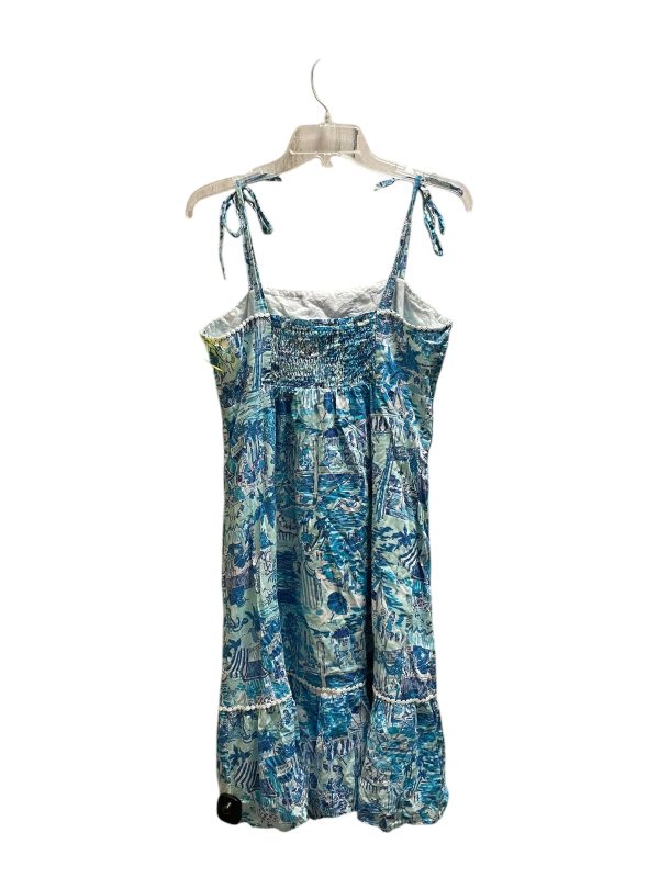 Dress Casual Midi By Lilly Pulitzer In Blue, Size: M Sale