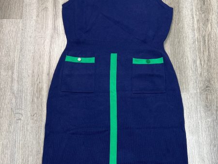 Dress Casual Midi By Anne Klein In Blue, Size: L For Cheap