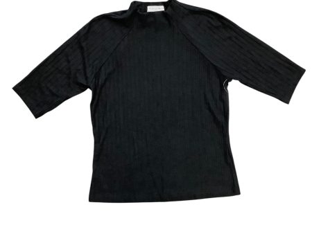 Top 3 4 Sleeve Basic By Michael Stars In Black, Size: M Discount