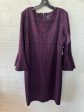 Dress Work By Liz Claiborne In Black & Purple, Size: 1x Cheap