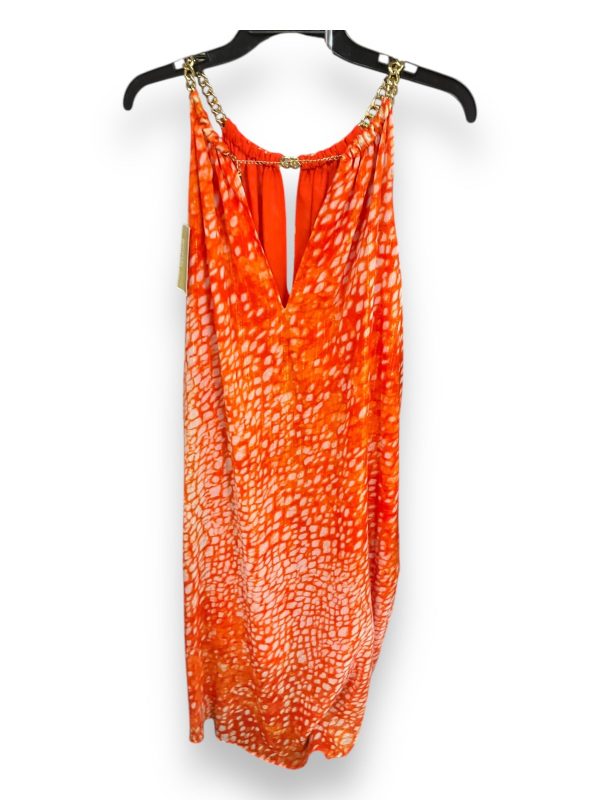 Dress Casual Midi By Michael By Michael Kors In Orange, Size: 2x For Sale