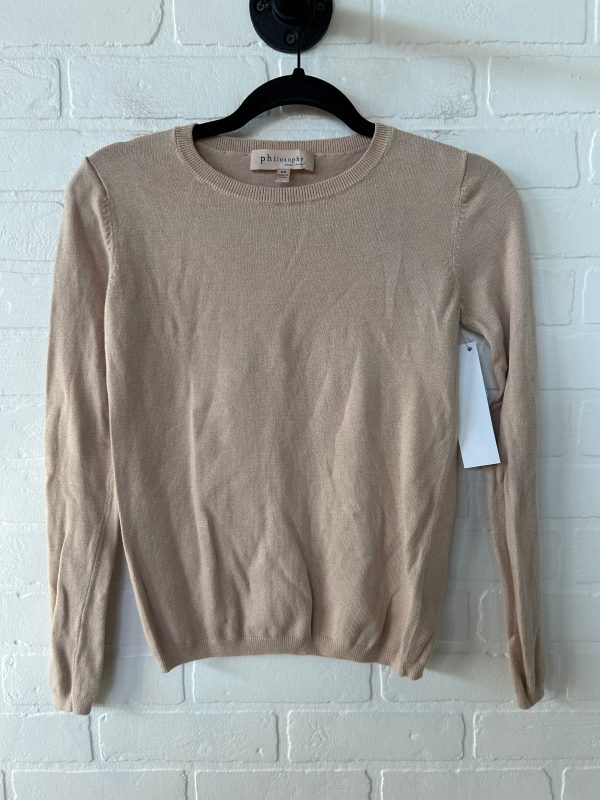 Sweater By Philosophy In Tan, Size: Xs Online