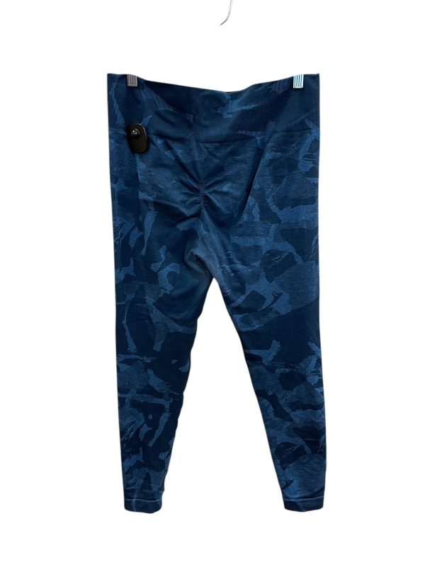 Athletic Leggings By Gym Shark In Blue, Size: Xl on Sale