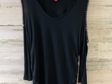 Top 3 4 Sleeve By Jennifer Lopez In Black, Size: L For Sale