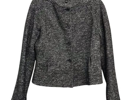 Blazer By Ann Taylor In Black & White, Size:S Online Hot Sale