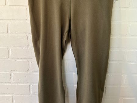 Athletic Capris By Fabletics In Green, Size: 18 Online Hot Sale