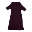 Dress Sweater By Calvin Klein In Purple, Size: L Fashion