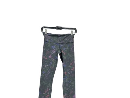 Athletic Leggings By Lululemon In Floral Print, Size: 4 Online Hot Sale