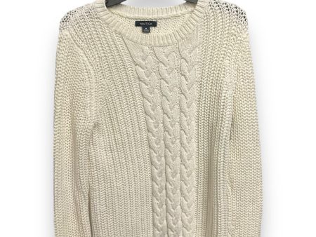 Sweater By Nautica In Cream, Size: M Cheap