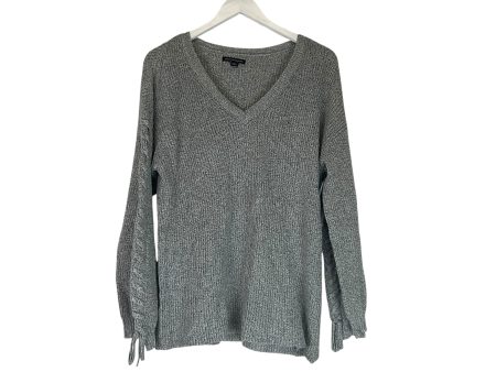 Sweater By American Eagle In Grey, Size: Xl Online Sale