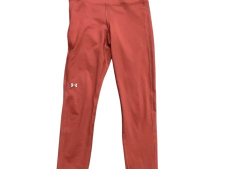 Athletic Leggings By Under Armour In Rust, Size: S Cheap