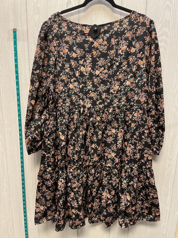 Dress Casual Short By Clothes Mentor In Floral Print, Size: 3x Hot on Sale