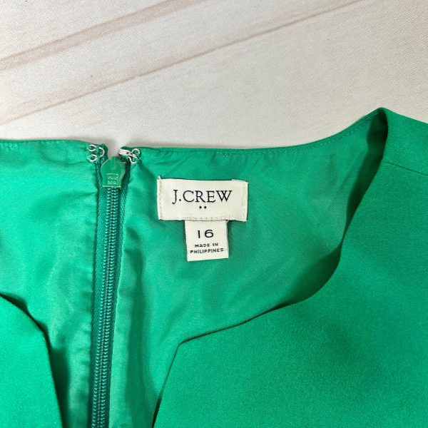 Dress Work By J. Crew In Green, Size: Xl For Sale