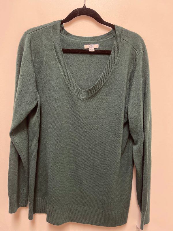 Sweater By Croft And Barrow In Green, Size: Xl Discount