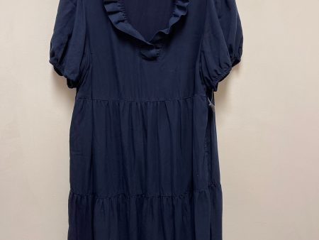 Dress Casual Maxi By Crown And Ivy In Navy, Size: 2x For Discount