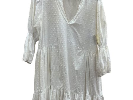 Dress Casual Short By Zara In White, Size: M on Sale