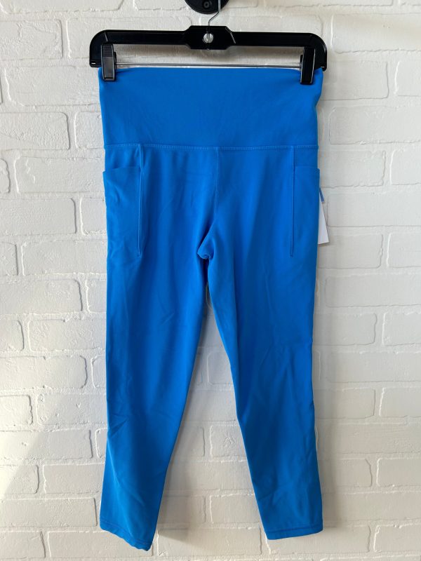 Athletic Leggings By Athleta In Blue, Size: 4 Sale