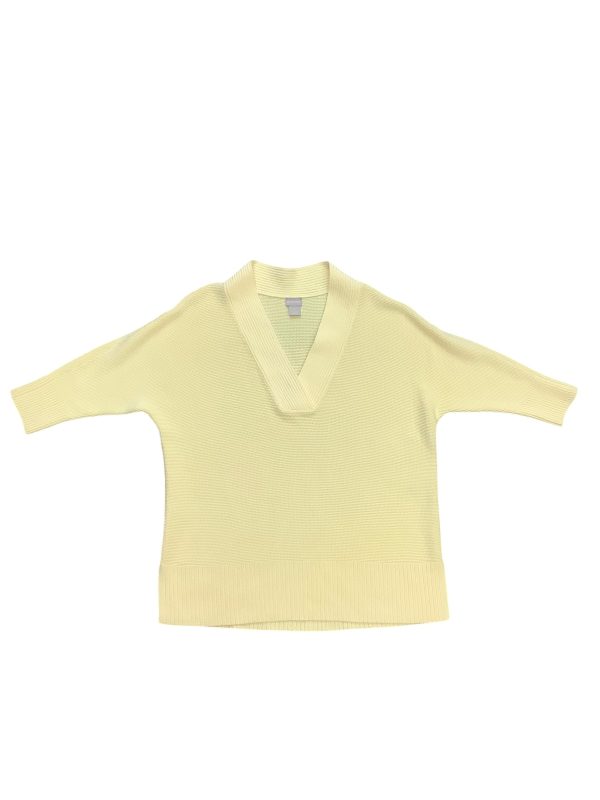 Sweater By Chicos In Yellow, Size: M Online Sale