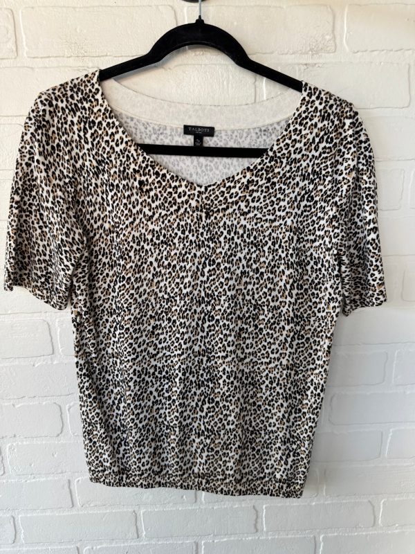 Sweater Short Sleeve By Talbots In Animal Print, Size: Sp Cheap