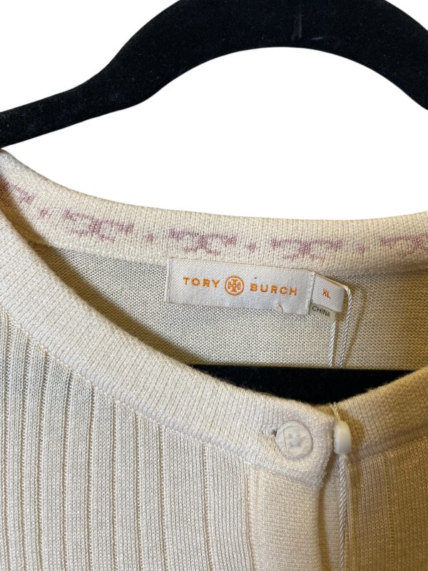 Sweater By Tory Burch In Cream, Size: Xl on Sale