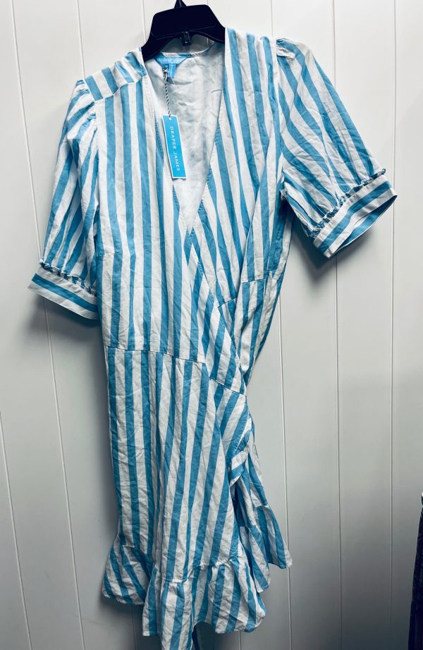 Dress Casual Short By Draper James In Blue & White, Size: 16 Online Hot Sale