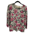 Sweater By Alfred Dunner In Floral Print, Size: 1x For Discount