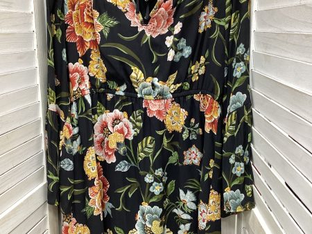 Dress Casual Midi By Loft In Floral Print, Size: L Online Hot Sale