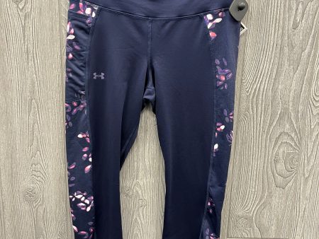 Athletic Leggings By Under Armour In Blue, Size: M Online now