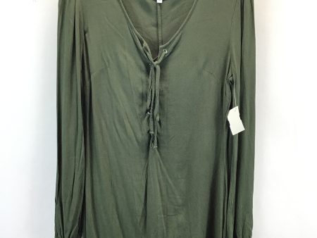 Dress Short By Clothes Mentor In Olive, Size: S Cheap