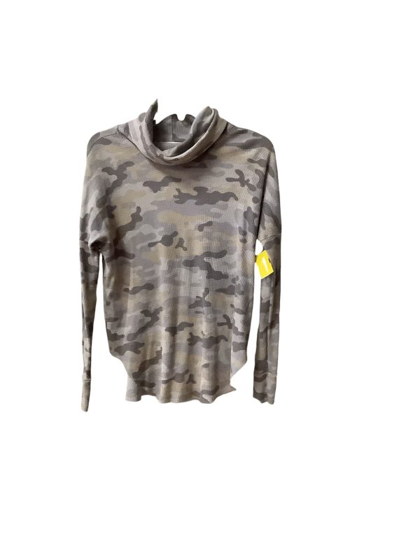 Top Long Sleeve Basic By Michael Stars In Camouflage Print, Size: Xs Online now