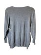 Sweater By Valerie Stevens In Grey, Size: Xl Online now