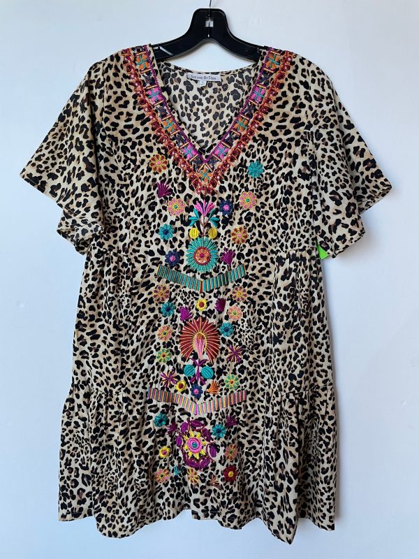 Dress Casual Midi By Clothes Mentor In Animal Print, Size: S For Sale