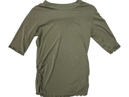 Top 3 4 Sleeve By Leela & Lavender In Green, Size: L Online