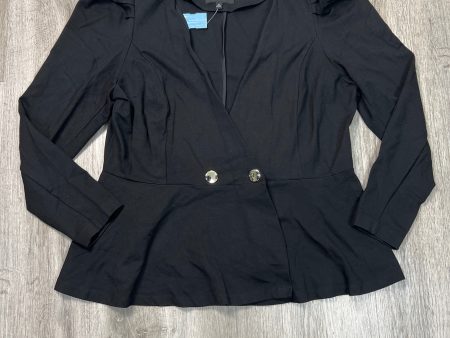 Blazer By Eloquii In Black, Size: 1x Cheap