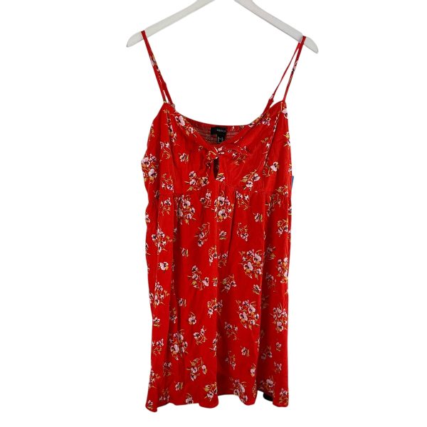 Dress Casual Short By Forever 21 In Red, Size: 3x Cheap