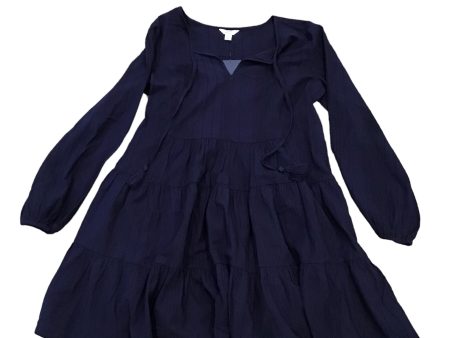 Navy Dress Casual Midi Croft And Barrow, Size S For Discount