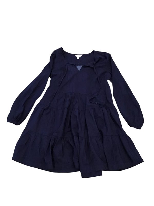 Navy Dress Casual Midi Croft And Barrow, Size S For Discount