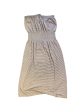 Striped Pattern Dress Casual Midi Clothes Mentor, Size L For Discount