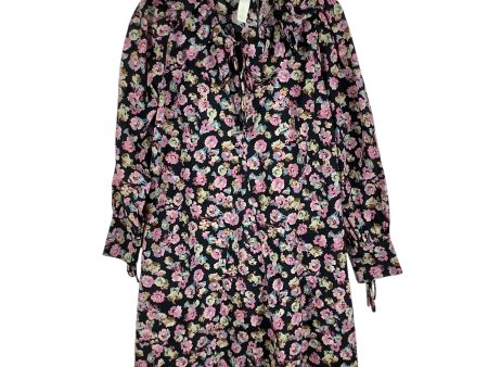 Dress Casual Midi By H&m In Floral Print, Size: L For Discount