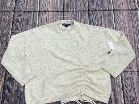 Sweater By French Connection In Tan, Size: S For Cheap